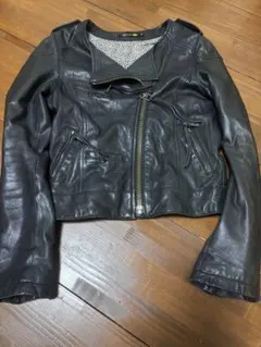 Folly O' Lenx 羊革　本革　ライダースジャケット　ロック　革ジャン