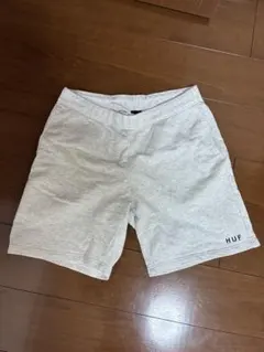 HUFホワイトハーフパンツL
