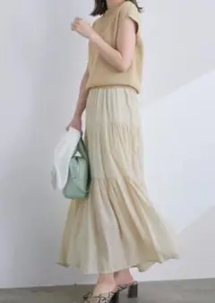 VIS ドッキングニットワンピース
