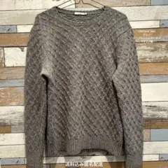 CIRCOLO 1901グレー ケーブルニットセーター　イタリア製