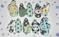 ウィッシュコア ネイルチップ チョコミント