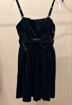 JILKY ベロア　キャミワンピース