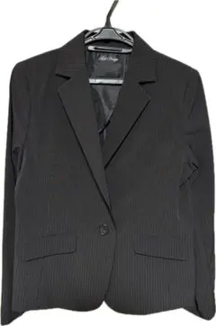 パンツスーツ　ストライプ　レディース　アッドルージュ　黒　13ABR ビジネス