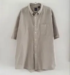 90's GAP シアサッカー 半袖シャツ XL ビンテージ オールドギャップ