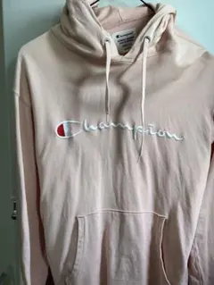 Champion プルオーバーパーカー ピンク Lサイズのサムネイル