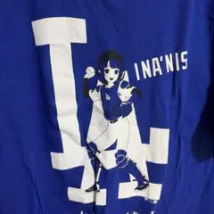 ドジャース × ホロライブ　限定コラボTシャツ　一伊那尓栖 Mサイズ
