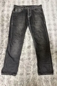 定価825ドル】PRPS NOIR セルビッジデニム ストレート ダメージ加工