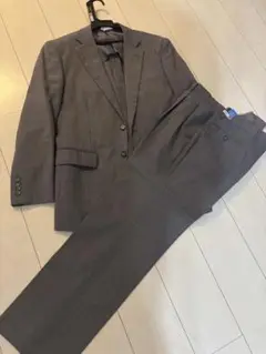 【早い者勝ち値下げ】ROCHI グレー ストライプ ビジネススーツ　Lくらい