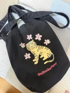 オニツカタイガー キャンバストート ショルダーバッグ