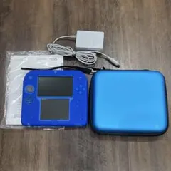 ニンテンドー 2DS ブルー　本体　Nintendo ケース　充電器　説明書　青