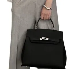 so4store　デボネア　スモール　ハンドバッグ　ブラック　牛革　東京百花　黒 Debonair Small Handbag【デボネア スモール ハンドバッグ】 | so4store