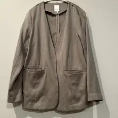 Te chichi/テチチ　ノーカラージャケット美品