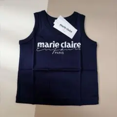 marie claire キッズ ノースリーブ ネイビー