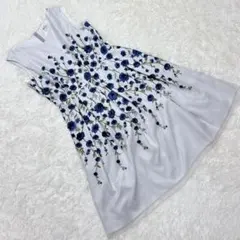 Leilian レリアン　花　刺繍　ワンピース　天海祐希さん着用　13 XL