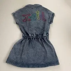 エックスガール　ハーフジップワンピース　100