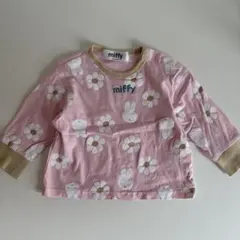 バースデイ miffy 花柄 長袖Tシャツ