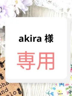 akira 様　専用ページ