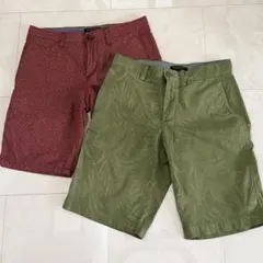 バナナリパブリック　メンズショートパンツ　2本セットのサムネイル