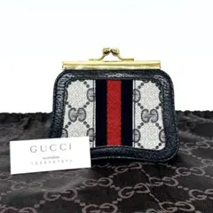 GUCCI グッチ オールドグッチ コインケース 財布 GGスプリーム ネイビー