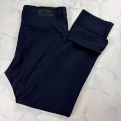 【美品】エンポリオアルマーニ カジュアルパンツ ネイビー ストレッチのサムネイル