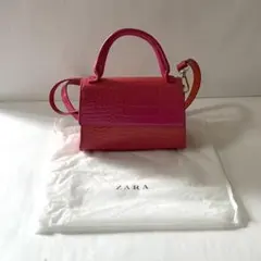 【新品】ZARA クロコダイル風ショルダーバッグ