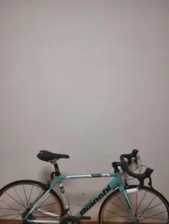 値下げほぼ未使用美品Bianchiロードバイククロモリビンテージセルビノ