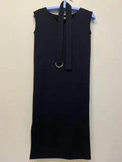ROYAL PARTY ベルト付き ノースリーブ ワンピース