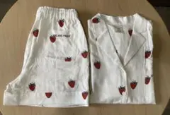 ジェラート ピケ　いちご柄シャツ 上下セット　レディース OWHT