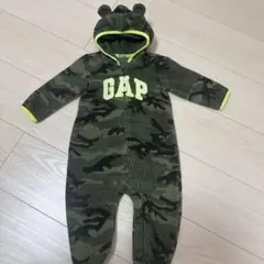 GAP ロンパース　くま耳　迷彩