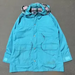 80年代 ウールリッチ USA製 マウンテンパーカー 裏チェック メンズS 相当