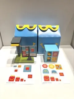 【新品・未使用】【匿名配送】 マクドナルドハッピーセット ミニチュア2個セット‼️