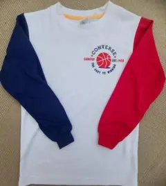 CONVERSE バスケットボール 長袖TシャツJr.140cm