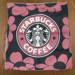 Starbucks クッションカバー 花柄