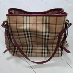 Burberry チェック柄トートバッグ