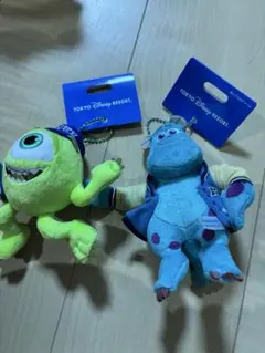 新品　ディズニーリゾート　　サリー　マイク　ぬいぐるみチャーム　2個セット