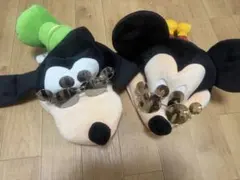 ミッキー・グーフィー ぬいぐるみとサングラス4点セット¥14800購入しました。