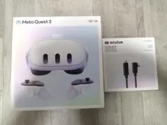 Meta Quest 3 128GB メタクエスト3 リンクケーブル付のサムネイル