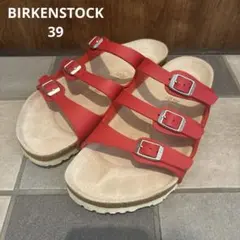 【未使用級】BIRKENSTOCK フロリダ レッド ストラップ22.5cm 未使用級】BIRKENSTOCK フロリダ レッド ストラップ22.5cm - メルカリ