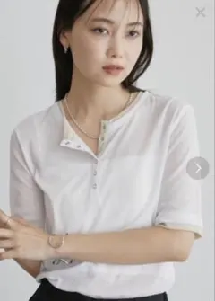 Aunt Marie’s ヘンリーネックレイヤード風半袖Tシャツのサムネイル