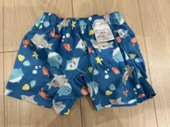 サメと魚の柄 ベビー水着 90cm 男の子