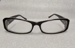 ■メガネ セルフレーム グレー スクエア 度入り 眼鏡■