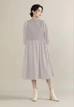 Maglie par ef-de ニットコンビ ドッキングワンピース