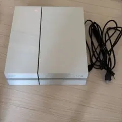 【動作確認・初期化済】PS4 本体 グレイシャー・ホワイト