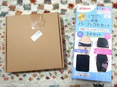 【新品】pigeon 産後パーフェクトセット Lサイズ＆月齢フォトグッズ