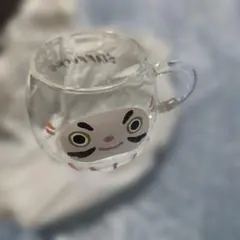 スターバックス　だるま　耐熱　グラスマグ