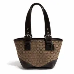COACH シグネチャー トートバッグ ブラウン