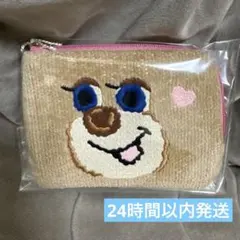 【新品未使用】ドアップテディガール L字ポーチ