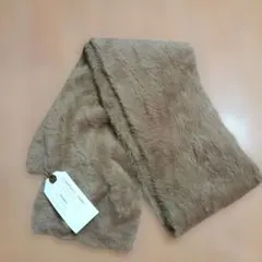 CIAOPANIC TYPY フェイクファー マフラー モカ