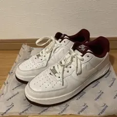 Nike Air Force 1 ホワイト/バーガンディ