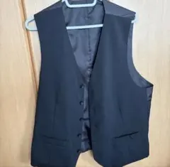 ブラック ストライプ スーツベスト PTCH203V